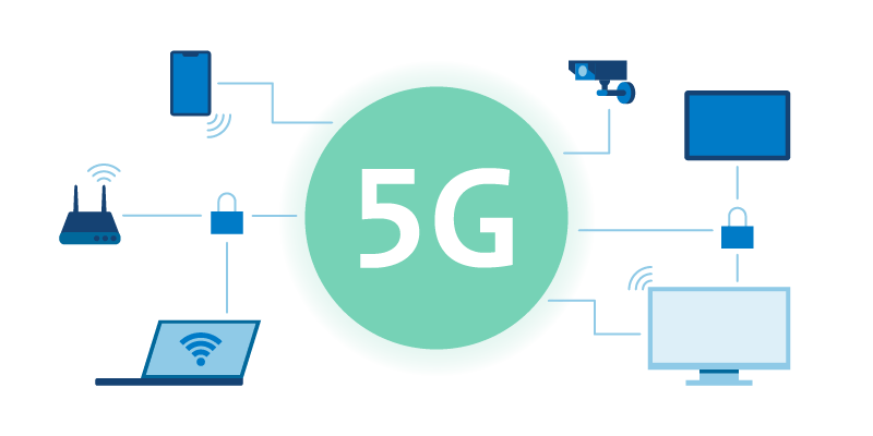 Illustratie over Innovatie 5G