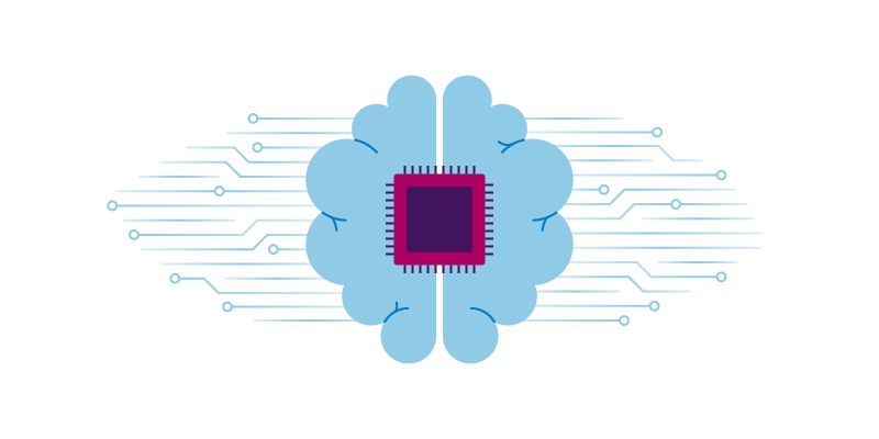 Illustratie over Artificial Intelligence